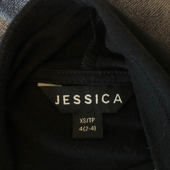 Jessica black top and cardigan 2 in 1 - Picture 2 of 3